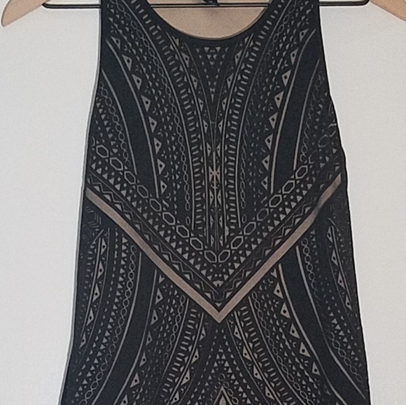 Black and tan dress - Picture 3 of 4